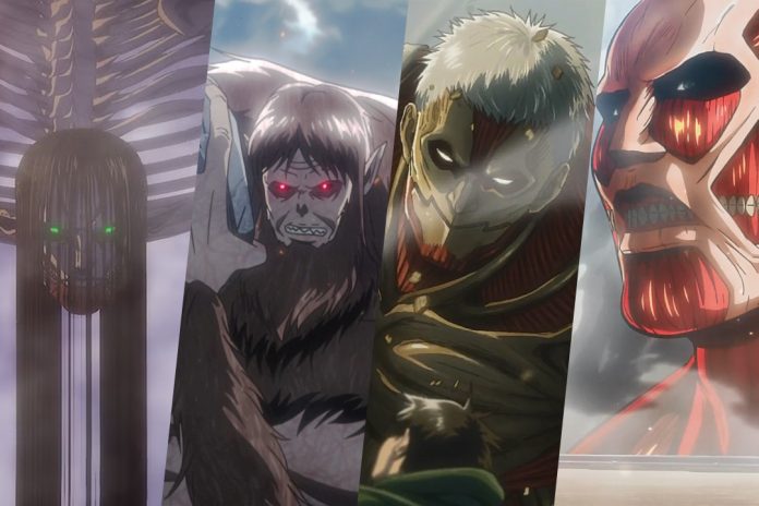 12 Titan Terkuat di Attack on Titan, Ada yang Punya Kekuatan Tuhan!